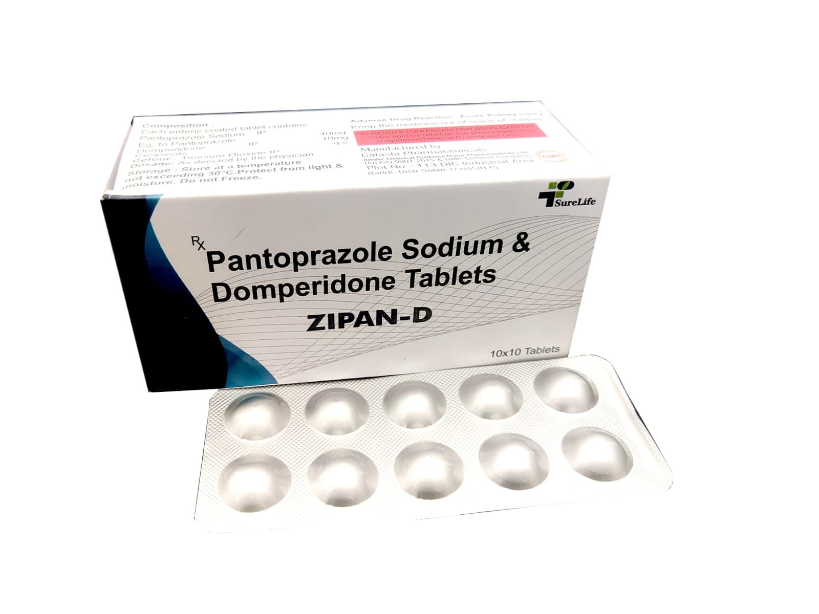 Zipan-D tablet packaging